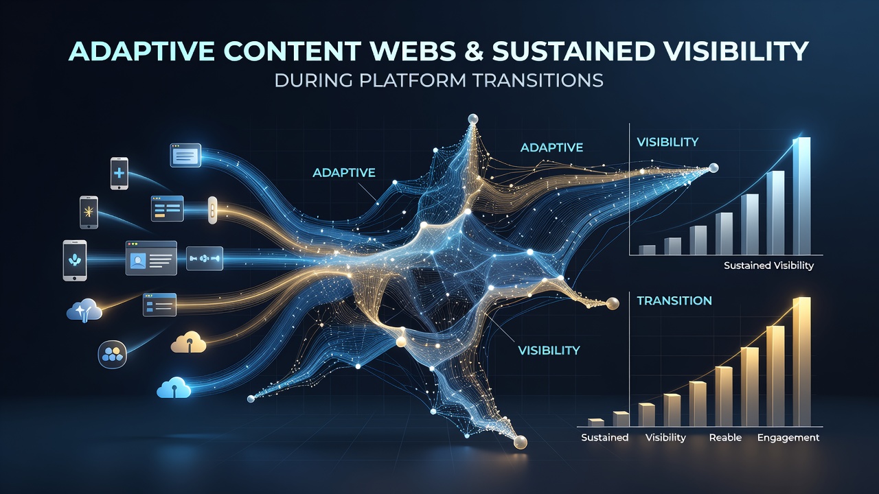 Adaptive Content Webs and Their Influence on Sustained Visibility During Platform Transitions