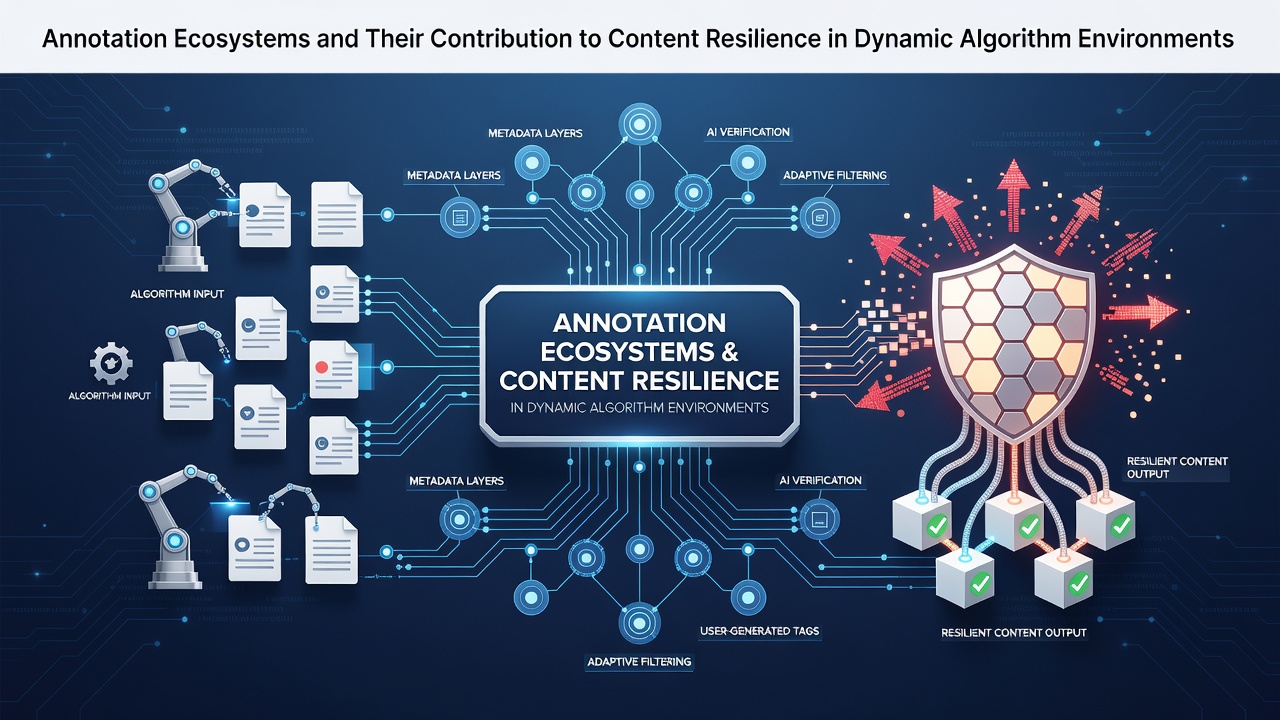 Annotation Ecosystems and Their Contribution to Content Resilience in Dynamic Algorithm Environments